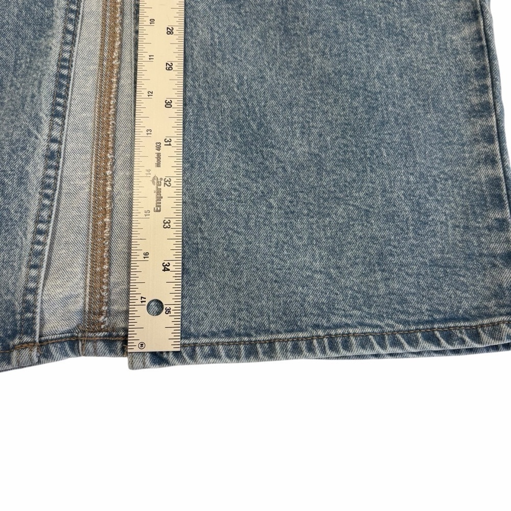 Universal Thread Front-Slit Denim Maxi Skirt | Medium Wash | Size 6 - Picture 3 of 8